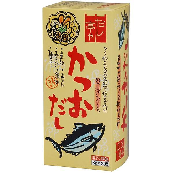 だし 出汁 だしパック ムソー だし亭や かつおだし 箱入 ８ｇ×３０包 6個セット 送料無料