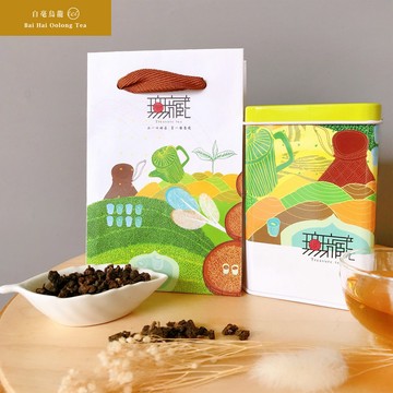 【無藏故事茶】阿里山白毫烏龍-100g方罐裝*2罐