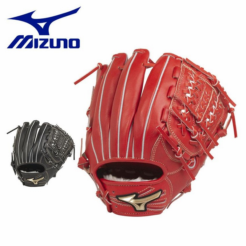 ミズノ グローブ MIZUNO 1AJGY22000 ブラック 黒 レッド 赤 野球