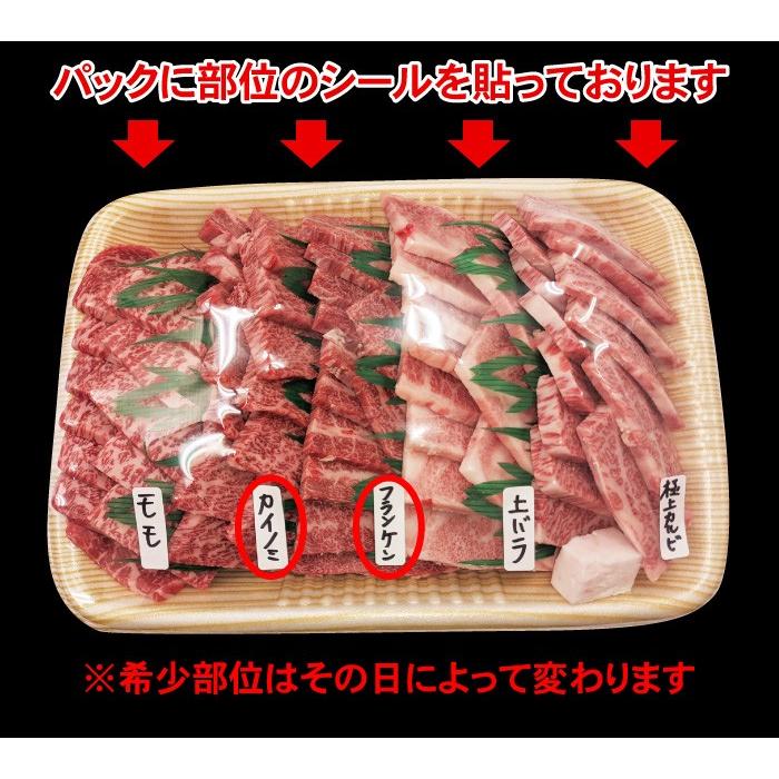 焼肉 食べ比べ 最高級 黒毛和牛 店長厳選 おまかせ焼肉セット 1kg 5種類入り バーベキュー 肉 セット 福袋 BBQ メガ盛り