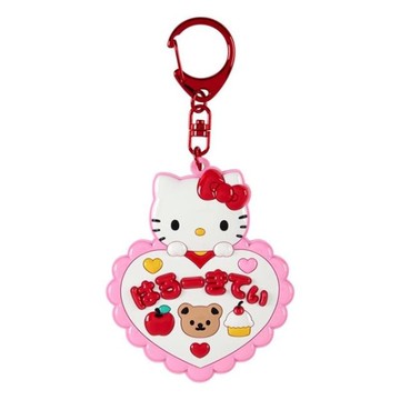 小禮堂 Sanrio 三麗鷗 Hello Kitty PVC造形鏡吊飾 (懷舊校園系列)