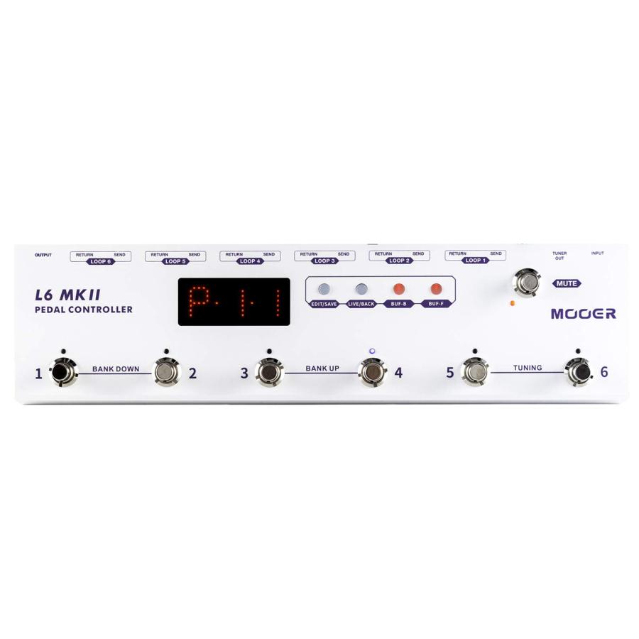 MOOER Pedal Controller L6 MKII Programmable Loop Switcher with 並行輸入品