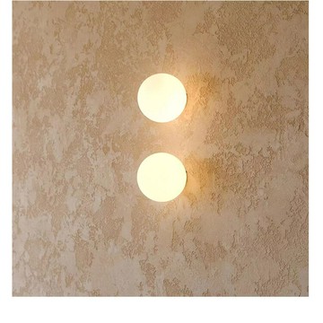 開公司票/免運 白色圓球壁燈簡約現代中古風奶油風極簡玻璃發光書房臥室床頭燈具 YJ/AL9/12 公司貨 快速出貨