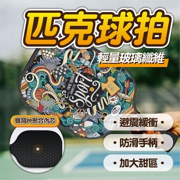 【享瘦&享受】專業級匹克球拍組✨輕量玻璃纖維匹克球拍 匹克球拍 匹克球 pickleball 輕量手感 多種顏色選擇