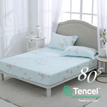 鴻宇 雙人特大床包枕套三件組 天絲400織 弦思 台灣製