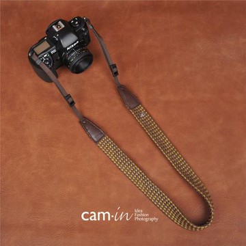 cam-in 編織系列專業時尚相機背帶 通用接口 cam8685