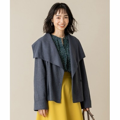 組曲 ウールミルドジャージーアウター レディース グレー系 Kumikyoku 通販 Lineポイント最大get Lineショッピング