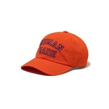 HUMAN MADE 6PANEL NYLON CAP ORANGE 尼龍 老帽 帽子 橘色 HM31GD022-OE