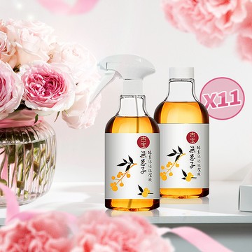 ◆【母親節優惠】創新泡沫噴頭！無患子酵素泡泡 碗盤油汙洗潔液500g（1個噴瓶+11個補充瓶）-強去油！不咬手，植物洗淨好安心^^