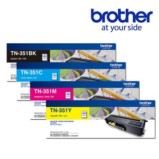BROTHER TN-351BK/C/M/Y 原廠碳粉匣組(適用：L8250CDN、L8350CDW、L8600CDW、L8850CDW、L9550CDW)