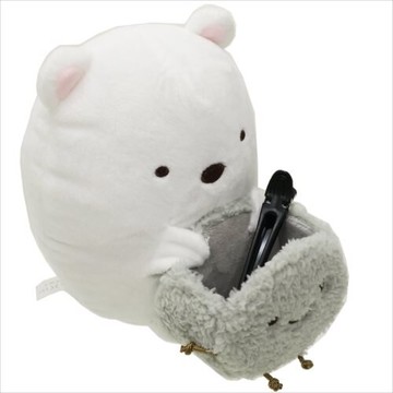 日貨 角落生物 白熊 配件箱 玩具 娃娃 收納箱 箱子 玩具箱 玩偶 布偶  角落小夥伴 正版 J00016316