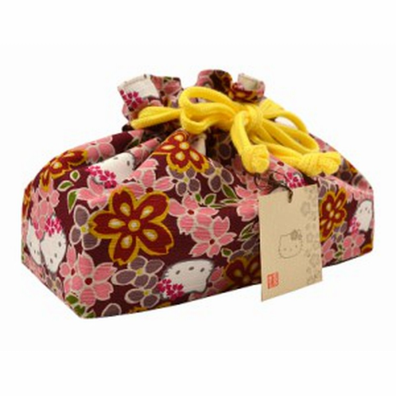 ハローキティ お弁当いれ 巾着 桜 巾着 えんじ 子供 幼稚園 巾着袋 ランチバッグ 通販 Lineポイント最大1 0 Get Lineショッピング