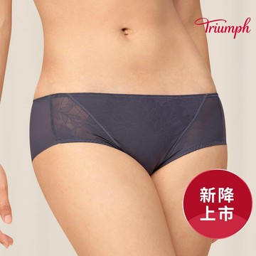 黛安芬-風格自在系列 無痕中腰平口內褲 M-EEL 深灰色｜E003402 DK