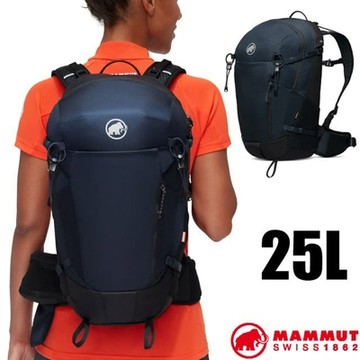 【MAMMUT 長毛象】女 MA Lithium 25 輕量登山健行攀登背包25L_2530-00730-5975 海洋藍/黑