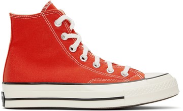 Converse 红色 Chuck 70 高帮运动鞋