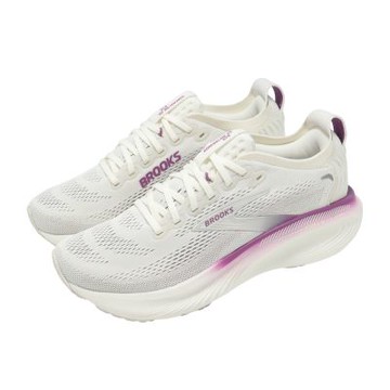 Brooks 慢跑鞋 Adrenaline GTS 25 女鞋 米白 粉 緩震 支撐 運動鞋 1204431B128