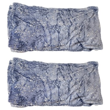 BUHO 布歐 極柔暖法蘭絨美式信封枕頭套 Set 100% 聚酯纖維  75 x 45cm  深灰色  2個