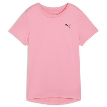 Puma 短袖上衣 女裝 排汗 粉【運動世界】52717765