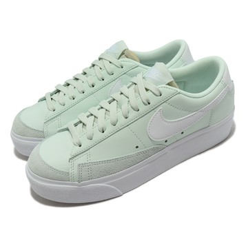 [ACS] Nike 休閒鞋 Wmns Blazer Low Platform 女鞋 蘋果綠 厚底 增高 白勾 皮革 麂皮 DJ0292-300