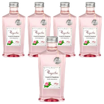 BOEMI 祕密花園玫瑰香 洗髮露 250ml 玫瑰香氛 柔順保濕 草本植萃 無矽靈 捷克原裝進口  5瓶
