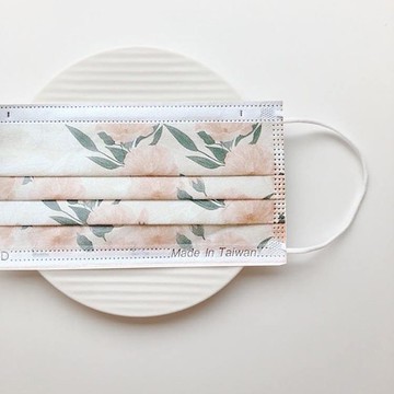 【無藏】木槿花-橘/成人醫療口罩/5入裝/10入盒/50入盒裝/雙鋼印