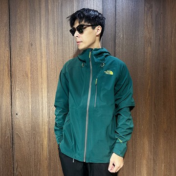 美國百分百【全新真品】The North Face 連帽 風衣外套 TNF 防風防水 GORE-TEX 綠色 AR77