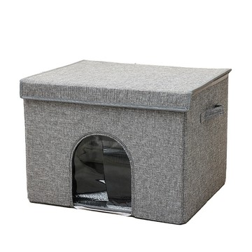 寵物籠/屋 猫窝 夏季凉窝 猫咪空调房 宠物冰屋 可折叠内置冰袋降温猫窝 猫别墅