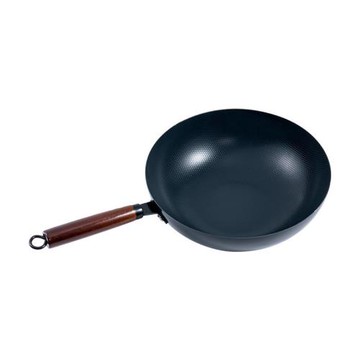 直供無涂層鈦鐵不粘鍋炒鍋鐵鍋老式傳統家用手工鍛打熟鐵炒鍋