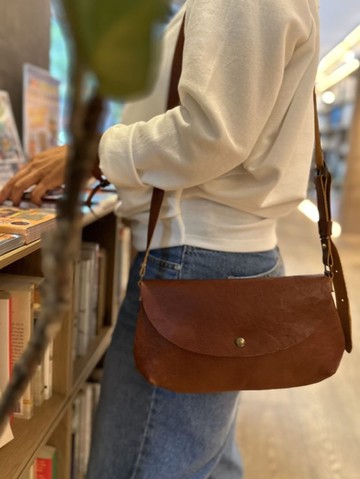 Coffee Bag 大地色文青復古 斜背包 / 側背包