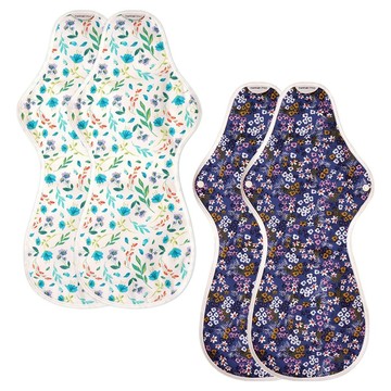 hannahpad 純棉布衛生棉  特大夜用型  4片  1組