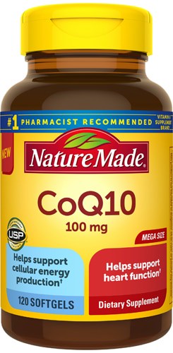 Nature Made CoQ10 Mega Size 100 mg - 120 Softgels
