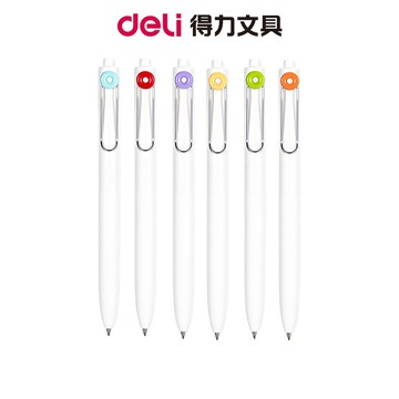 Nusign紐賽 圈圈筆/0.5mm/黑芯/兩支裝/NS670-1｜中性筆 黑色原子筆 0.5mm 黑筆 書寫 筆記