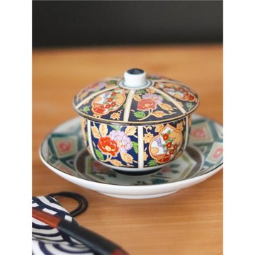 日式omakase餐具料理餐廳創意燉蛋盅陶瓷燉湯盅隔水燉帶蓋蒸蛋盅