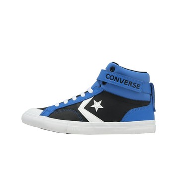 Converse 休閒鞋 Pro Blaze 大童 女鞋 藍 皮革 魔鬼氈 中筒 A06389C