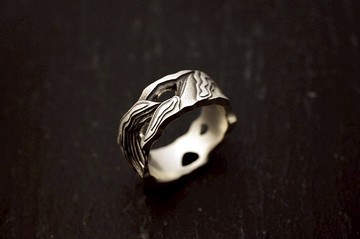 925 純銀沉積岩戒指( MW R1044)