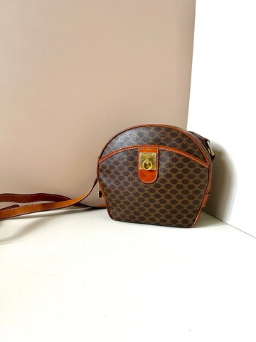 【特選貨品】稀有中古二手CELINE小貝殼盒子單肩側孭斜背包手袋