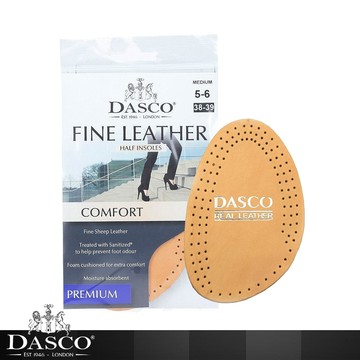 【鞋之潔】英國伯爵DASCO 6016前掌舒適真皮鞋墊