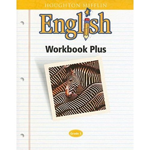 English Workbook Plus Five (Houghton Mifflin English)