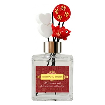 QiMart 迎春納福香氛珪藻擴香瓶 480g  水麝香  200ml  1件