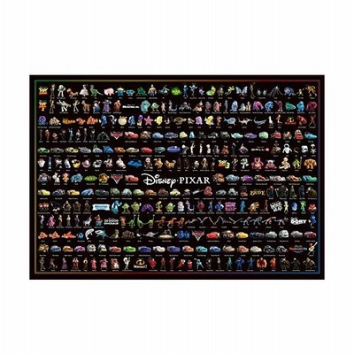 新品 ジグソーパズル ディズニー ピクサー キャラクター大集合 51x73 5cm 1000ピース 通販 Lineポイント最大get Lineショッピング
