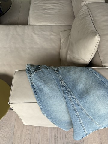 玲「sale! 」清倉一整批復古調調做舊牛仔慵懶牛仔長裙 特