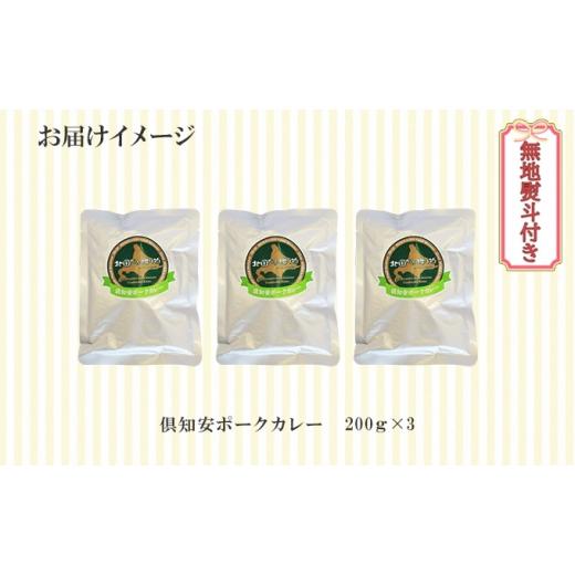 ふるさと納税 北海道 倶知安町 先行受付無地熨斗 倶知安 ポークカレー 中辛 計3個 北海道 カレー レトルト食品 豚肉 ポーク 野菜 じ…