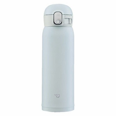 象印マホービンZOJIRUSHI（象印） ステンレスマグ 水筒 ワンタッチ シームレスせん 480ml アイスグレー SM-WA48-HL 1個