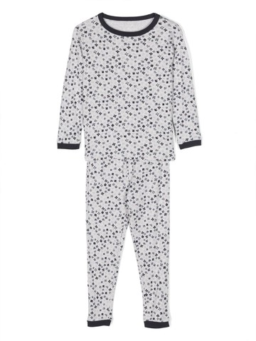 Bonpoint - graphic-print cotton pyjama set - kids - Cotton - 4 - Grey