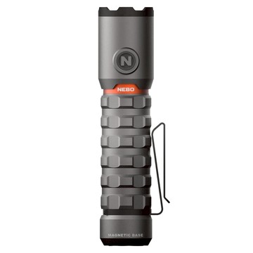 NEBO Torchy2K掌上型手電筒 2000流明 USB充電 IPX6防水 磁吸式充電 航空級鋁合金  1個  Black