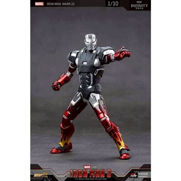 【野獸國】鋼鐵人 Mark 22 火柱 7吋可動人偶｜ZD TOYS 中動