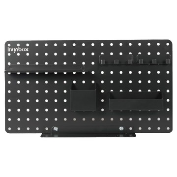 SHUTER 樹德 動洞板組合包 PB-5 黑色 多功能收納 牆面裝飾 簡約時尚  1個