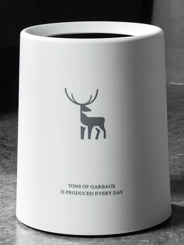 垃圾桶雙層家用塑料客廳內外創意雙桶臥室廁所衛生間紙簍窄拉圾筒