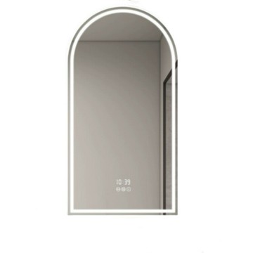 eQs拱門智能鏡梳妝臺化妝鏡帶燈鏡發光浴室鏡子觸摸屏led異形補光[DD150110]