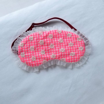 【日本眼罩】Frill Flora|Pink|有附收納袋|免費禮品包裝